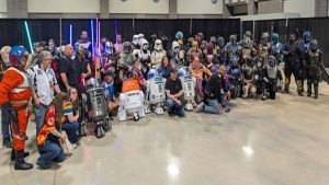 The entire 501st Legion from Star Wars deployed at AwesomeCon 2026.